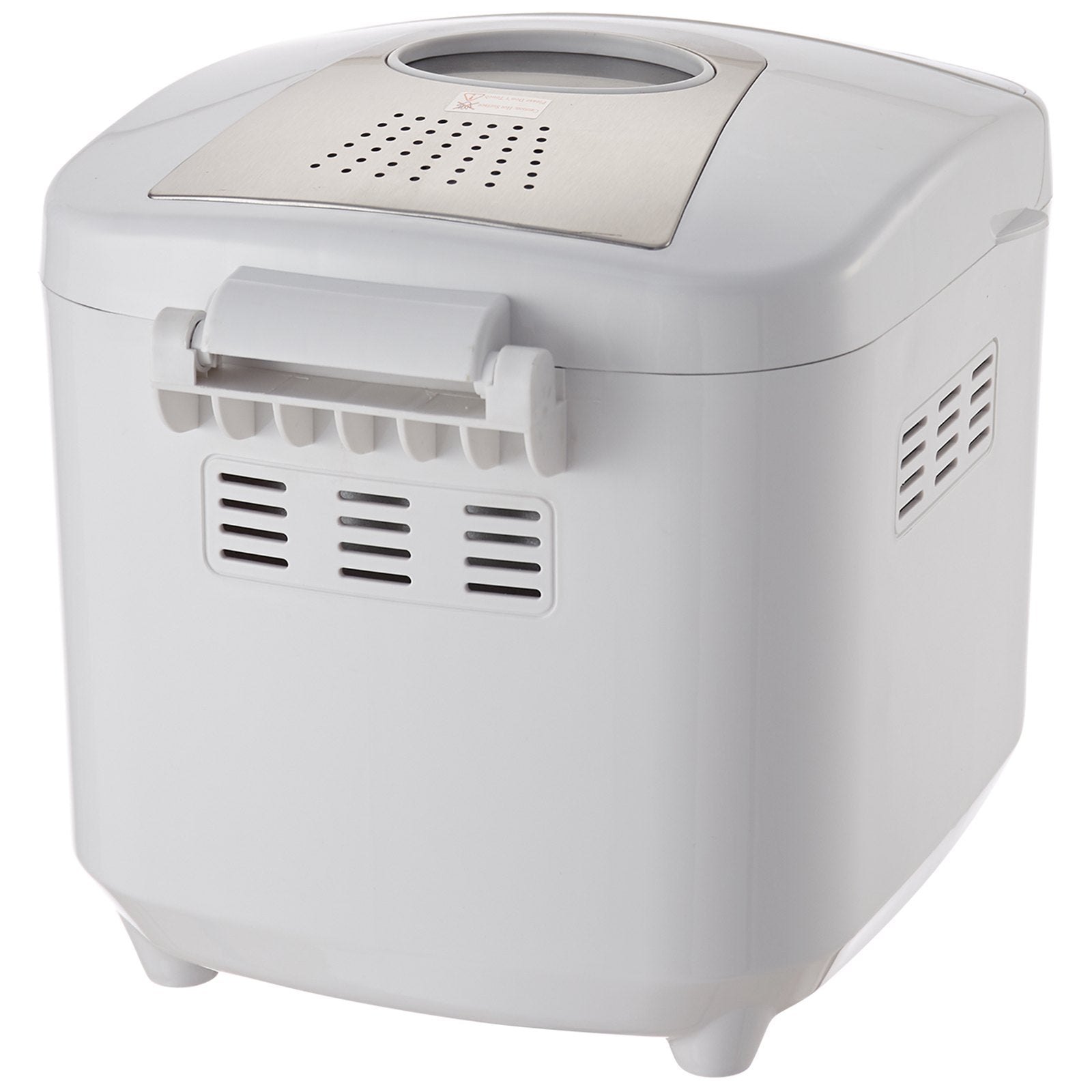 Bread Maker, 19-in-1 2LB Dough Machine, Nonstick Ceramic Pan Automatic Breadmaker With Gluten Free Setting, Whole Wheat Bread Making, Digital, Programmable, 3 Loaf Sizes, 3 Crust Colors, White